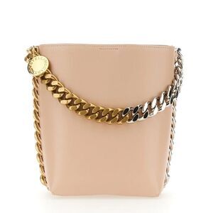 Stella McCartney Frayme Bucket Bag in Nude